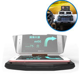 Auto HUD Qi Draadloze Lader Hoofd Omhoog Navigatie Display Glas Reflector voor iPhone 8 Samsung S8