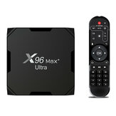 X96 Max Plus Ultra TV Caja Android 11 Amlogic S905X4 Soporte AV1 8K Dual Wifi BT Youtube Media Player 4GB 64GB