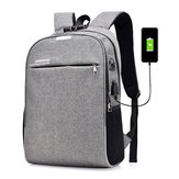 Αντικλεπτική ανδρική φορητή τσάντα φορητού υπολογιστή 20L Θύρα φόρτισης θήκη USB με κλειδαριά κωδικού πρόσβασης