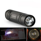 Projecteur de poche à LED UV Convoi S2+ Nichia 365 nm à mode unique avec réflecteur OP. Lumière UV noire à LED.