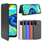 Bakeey for UMIDIGI A7 Pro Case Carbon Fiber Pattern Flip with Card Slot Stand PU Leather Shockproof Full Body Protective Case