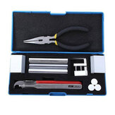 Kit de ferramentas para desmontar fechaduras DANIU Professional 12 em 1 Conjunto de ferramentas de serralheiro Conjunto de extração para reparação e remoção de fechaduras