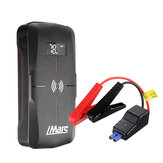 iMars J03 1300A 16000mAh Starthilfe für tragbare Autos Notfall Batterie Booster 10W kabelloses Laden QC3.0 Power Bank Wasserdicht mit LED Taschenlampe