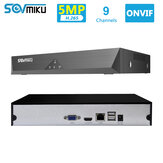 SOVMIKU SFNVR H.265 9CH 5MP CCTV NVR Mootion Detect CCTV Network Video Recorder ONVIF P2P Para IP Cámara 4MP / 3MP / 2MP Sistema de seguridad