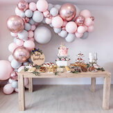 Doğum Günü Düğün Bebek Duşu Yıldönümü Parti Süsleme için Macaron Balonlar Takımı Toker Kadar Yapılmış Balonlar