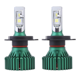 Lâmpadas de faróis de carro LED NovSight A384-N8 60W 16000LM H4 H7 H11 9005 9006 6500K Branco