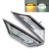 LED Car Transparentee Luzes Laterais Marcas Turn Signal Canto Do Estacionamento Lâmpada para Honda Civic 10 16-18