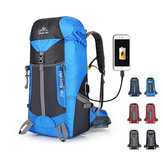 Nylon Waterproof 55L Outdoor Climbing Hiking Sport Backpack