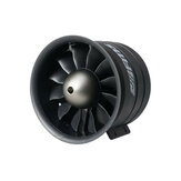 FMS 90MM 12-Blade EDF Ducted Fan Unit with 3670 KV1950 Brushless Motor Support 6S Power System for Fixed Wing RC Airplane