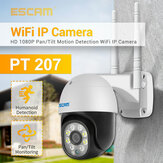 ESCAM PT207 1080P WIFI IP Kamera H.265 PTZ Hareket Sensörü Algılama İki Yönlü Ses Akıllı Çift Işık Gece Görüşü Güvenlik Kamerası