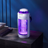 BlitzWolf® BW-MK-011 UV Mosquito Killer Lamp 5W TYPE-C USB Rechargeable 2000mAh Capacity Electric Shock Airflow Suction