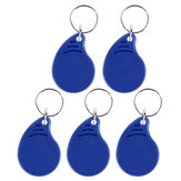 5Pcs RFID IC Keyfobs 13.56 MHz Keychains NFC Key Card ISO14443A MF Classi For Smart Access Control System