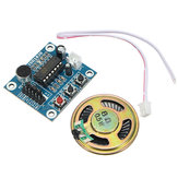 3pcs ISD1820 3-5V Sprachmodul zur Aufnahme und Wiedergabe mit Loop / Jog / Einzelwiedergabe Geekcreit für Arduino - Produkte, die mit offiziellen Arduino-Boards funktionieren