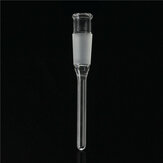 Tubo de vidro de medição de temperatura de laboratório 24/40 de 162,5 mm