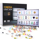JETEVEN A4 LED Combinatie Lichtbak Nachtlampje DIY Brief Symbool Kaart Decoratie USB/Batterij Aangedreven Prikbord