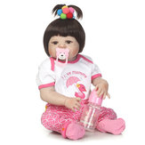 NPK 23ιντσών Μαλακού Ύφασμα Κορμού Κούκλα Παιδί Σιλικόνης Επανένωση Ζωντανή Δώρο Χριστουγέννων