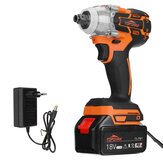Topshak TS-PW1 Brushless Impact Wrench LED Working Light Rechargeable Woodworking Maintenance Tool W/ Battery Also For Makita