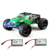 Flyhal FC610 RTR Two بطارية 1/10 2.4G 4WD 46km/h RC Car Vehicles LED Lights Brushed Big Truck Model Toys Kids Child Gifts