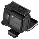 Caixa de habitação à prova d'água de 60M com tela resistente e capa de porta traseira para câmera de ação Gopro Hero 5 Black