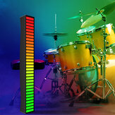 Hangvezérlés RGB hangszedő légköri fény APP vezérlő zene környezeti LED éjszakai fénysáv autós atmoszféra Colorful csőlámpa