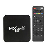 MXQ Pro RK3328 Quatro Core RAM 4GB ROM 64GB 5G Wifi Android 10.1 4K 3D TV Caixa H.265 Decodificador de vídeo OTT Caixa