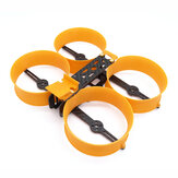 Kit de chassi de 3 polegadas e 140 mm no formato H impresso em 3D + fibra de carbono para drones de corrida RC FPV, 75,5 g