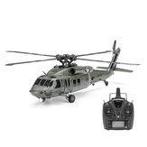 Helicóptero RC Flybarless Eachine E200 2.4G 6CH Sistema de Motor Duplo Brushless Direto 3D6G Escala 1:47