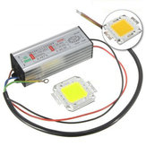 Lâmpada LED de 50W de alta potência com chip SMD e fonte de alimentação à prova d'água DC20-40V