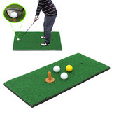 Tapis d'entraînement de putting de golf en nylon avec gazon artificiel pour la pratique du chip et du drive en intérieur