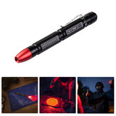 Lanterna Vermelha LED Weltool M6-RD X-LED de 2,4lm e 632nm à prova d'água, mini tocha ideal para astronomia, aviação e observação noturna