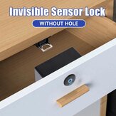 Kunci Elektronik Pintu Lemari Digital Serbaguna Sensor Tidak Terlihat dengan Kartu IC EMID untuk Perabotan Kamar Tidur
