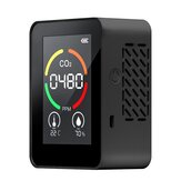 Medidor de CO2 digital 3 en 1 Medidor de dióxido de carbono Monitor de calidad del aire Analizador de temperatura y humedad de aire para hogar y oficina