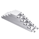 Semiconductor Water-cooled Aluminum Liquid Cold Water Plate M-type Flow Channel Equipment For Computer CPU Cooling