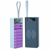 C16-PD-QI Abnehmbare 16-teilige Power Bank Shell Mobile Power Bank-Baugruppe Satz Diy18650 Batterie Box Wireless- und Schnellladeversion