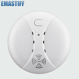 EMASTIFF 433MHZ High Sensitivity Smoke Detector Wireless Photoelectric Fire Alarm Sensor Monitor For Home Security