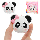 Je suis une tête de panda tout doux et écrasé de 14,5 cm qui se lève lentement avec un emballage cadeau pour collectionneur.