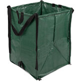 Heavy Duty Home and Yard Waste Bag Woven Polypropylene Reusable Lawn and Leaf Garden Bag with Reinforced Carry Handles Self-Standing Garbage Can