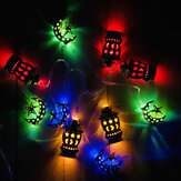 ديكورات مصابيح قمر ونجوم LED لعيد الفطر المبارك رمضان