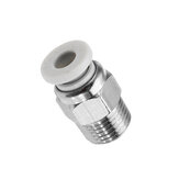 Creality 3D® Silver 1/8 Teeth Thread Nozzle Quick Direct Pneumatic Connector For 3D Printer
