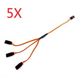 5X 3'ü 1 arada 20CM 30 Çekirdekli Üç Buharlaştırıcı Y Kurşun Kablosu, RC Elektronik İniş Takımı JR için