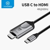 HAGIBIS USB C to HDMI Cable Type-C to HDMI Thunderbolt 3 For MacBook Huawei P30 P40 Pro Mate 40 Pro