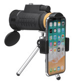 18X62 Monoculaire Portable Extérieur HD Optic Jour Nuit Vision Téléphone Télescope Camping Voyage