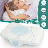 ESSORT頸部記憶枕フォーム輪郭枕首の痛み人間工学に基づいた通気性睡眠調節可能