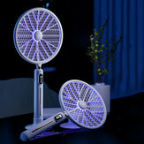 1200mAh Muggenlamp met menselijke lichaamsinductie, slimme telling, oplaadbare USB-muggenvliegenmepper met LED UV-val
