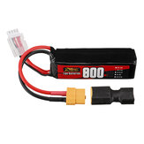 ZOP Power 3S 11.4V 800mAh 60C 8.88Wh LiPo Battery XT60 Plug for RC FPV Racing Drone Airplane Helicopter