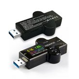 Digitális USB3.0 Teszter IPS Színes Kijelző Voltmérő Amperemérő Töltő Teljesítmény Detektor Power Bank Töltő Jelzőszál