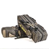 Leo 1 unidad de la mochila de almacenamiento de bolsa de pesca de poliéster 1680D portátil multifunción bolsa de herramientas de pesca