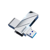 Pendrive USB3.0 Pisen 360° Obrotowa wysoka prędkość przesyłania danych Wodoodporność Odporność na ciepło 32G/64G/128G/256G Przenośny dysk pamięci z stopu cynku