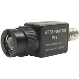 Atenuador de señal P78 20:1, accesorios para osciloscopio con ancho de banda de 10 MHz, adaptador BNC HT201 versión actualizada