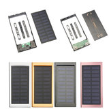 10000mAh Portable Solar Power Bank Dual USB Fast Charger DIY Caso Para teléfono móvil